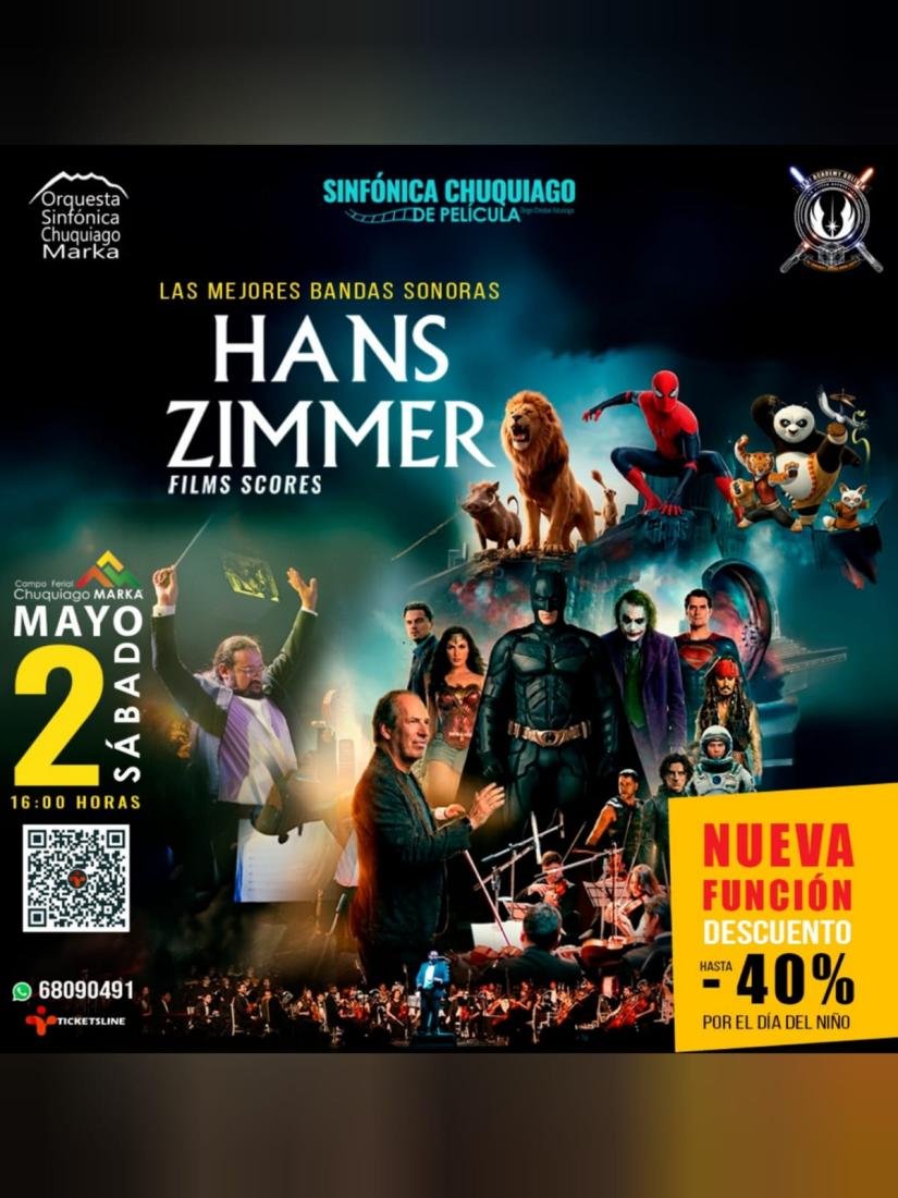 Sinfónica Chuquiago de Pelicula Hans Zimmer Film Scores Sinfónica Chuquiago de Pelicula Hans Zimmer Film Scores